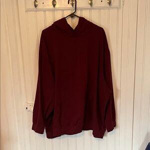 Men's Deep Red Hoodie